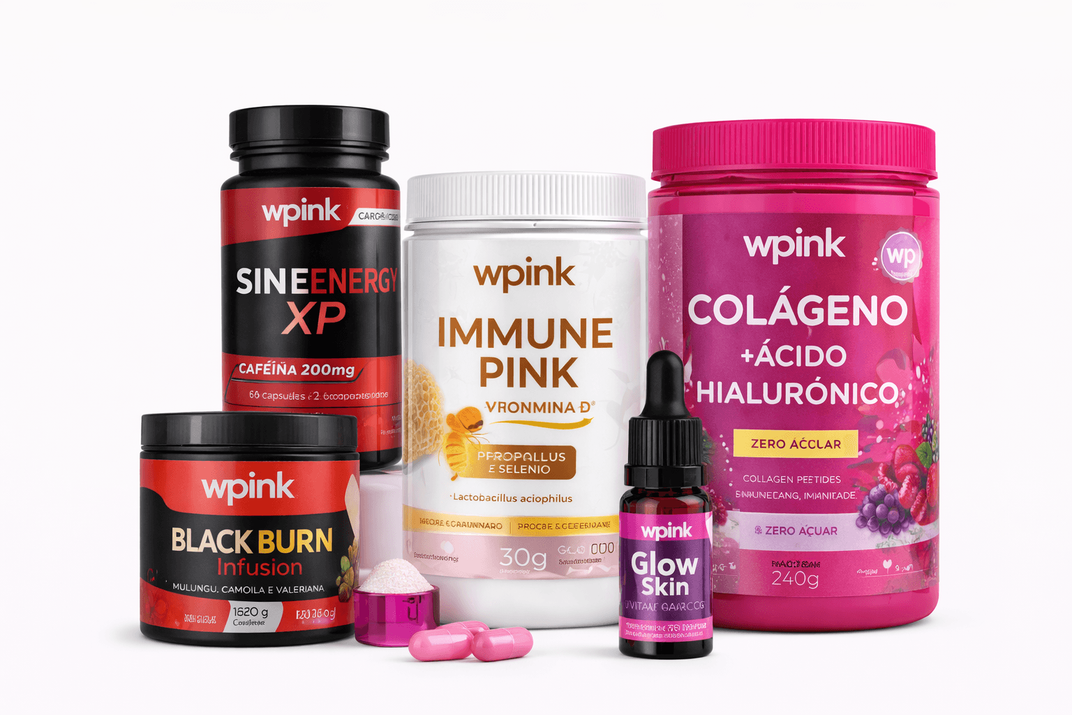 Kit Wpink Full Care: Beleza, Imunidade e Energia